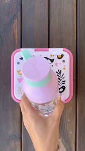 Bundling Quokka 1 Set Lunch Box + Botol Minum 430ml - Tempat Makan Botol Minum Anak BPA FREE