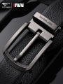 SEPTWOLVES | Versatile Leather Belt for Young and Middle-aged Men. 