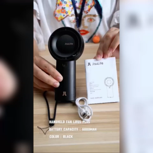 JISULIFE Kipas Angin Mini Portable Life5 Plus USB Type C 4000mAh 6000mAh HandHeld Turbo Fan