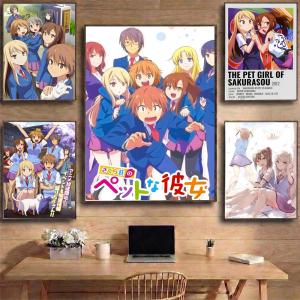 The Pet Girl of Sakurasou Poster HD Waterproof Self-Adhesive Wall Art with Multi-Scene Compatibility