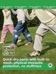 Kocotree | Quick Drying Mosquito Proof Sun Protection Breathable Lightweight Childrens Sport Pants