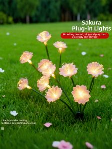 YUANMUXUAN | Solar Powered Outdoor Cherry Blossom Lamp