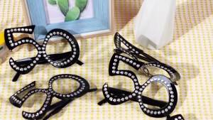 Birthday Number Rhinestone Glasses 18th 21th 30th 40th 50th 60th 80th Birthday Party Sunglasses Celebration