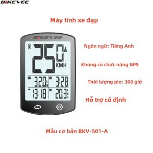 Máy Tính Xe Đạp GPS Không Dây Đồng Hồ Đo Tốc Độ Đồng Hồ Đo Quãng Đường Đồng Hồ Bấm Giờ Sạc Lại Được Chống Nước Phụ Kiện Xe Đạp Bikevee