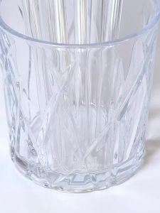 1/6PCS Fashion Yellow Duck Glass Straw | Reusable Curved Design for Iced Coffee Boba & Cocktails | Chic Accent for Travel