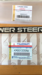 Stiker Body / Kabin Depan L300 (COLT POWER STEERING CYCLONE) Ori KTB - 1 Set 4 Pcs 100% Asli