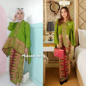 Rinjanie Set | Set Sembagi Batik Viscose | Setelan Batik Mewah | SETELAN BATIK KONDANGAN