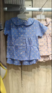 [Baby Zoe] Setelan anak bayi perempuan Polkadot 3-12 bln