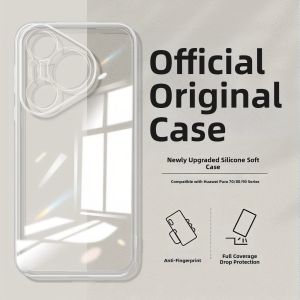 imobile | Suitable for Huawei Pura70 mobile phone case Pure80Pro+ transparent new P90ProMax ultra-thin ultra protective case prua lens all-inclusive anti-fall u and ten plus soft silicone shell max