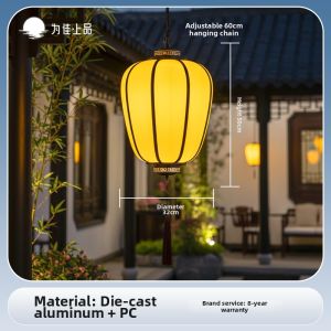 VINCAN | Waterproof Solar Vintage Outdoor Pendant Light