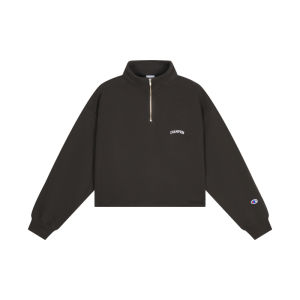 Champion | Half-Zip Stand Collar Embroidered Casual Sweatshirt