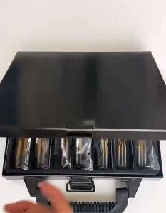 【SG】99 pcs Mini drill bit set/Small straight handle drill bit set/High speed steel titanium plated set