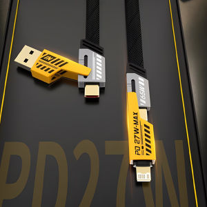 65W 4-in-1 Type C Fast Charging Cable USB To Type C L For iPhone 14 15 13 12 iPad Samsung Xiaomi Huawei Oneplus