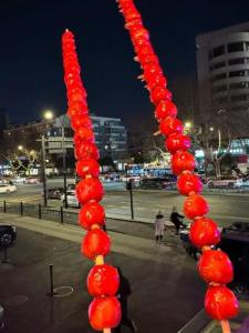 Large 100cm 1cm Thickened Bamboo Skewers for Big Sugar Coated Hawsers One Meter Long Camping Barbecue Outdoor Cooking Tools