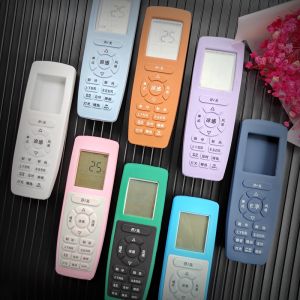 Gree ฝาครอบป้องกันรีโมทคอนโทรลสำหรับเครื่องปรับอากาศฝาครอบกันฝุ่นปลอกซิลิโคนนิ่มหุ้มทั้งเครื่องปลอกกันกระแทกแบบใสน่ารักกันน้ำสำหรับ WIFI
