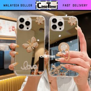 OPPO A16 A17 A17k A54 A57 2022 A60 A78 A74 A95 A76 A96 A92 A94 A98 A3s A12e F9 A7 A5s A12 Reno 5F mirror case