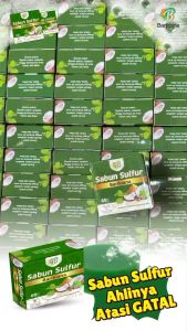 Bariklana Sabun Sulfur untuk Masaah Kulit-Gatal-Panu-Kadas-Kurap-Eksim-Herpes-Biduran-Jerawat-Obat Herbal Alami