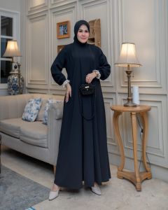 TERBARU Arsyakayla Zila Dress Premium | Gamis Polos | Gamis Cantik Kekinian