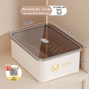 XINGYOU | Hộp Đựng Quần Lót Vớ và Quần Áo Nội Y Đa Năng Có Nắp