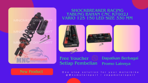 MONOSHOCK SHOCKBREAKER SHOCK SHOK TABUNG MATIC K7002J SIZE 330 MM VARIO 125 150 LED DLL