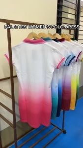 PALETTES Polo Dress for Women Ladies Trendy Collar Dress #8061 - Cotton Spandex Fabric, Good Quality, Regular Fit, Flexible and Stretchable - Sizes M, L, XL, XXL, 3XL