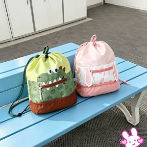 Three-Dimensional Thickened Swimming Bag Children Dry Wet Separation Waterproof Storage Bag Cartoon Swimming Bag Waterproof Backpack