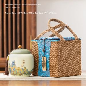 Sealing Tea Canister Ceramic Large