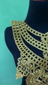 Renda Bordir Hiasan Dada Coker Ratu Mesir