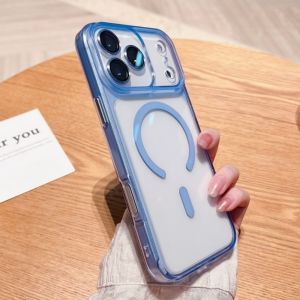 Crystal Clear Acrylic Hard For Magsafe Magnetic Phone Case For iPhone 18 17 Pro Max 17 Pro 17 18 Pro Camera Full Protective Case