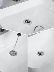 Wash Basin Leaking Plug Sink Drain Wash Basin Universal Deodorant Artifact Hair Catcher Bathroom Sink Drain Stopper
