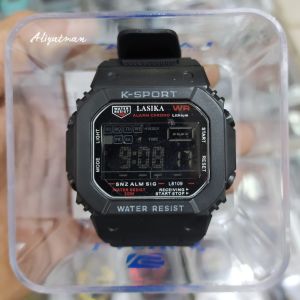 [water proff] Jan tangan pria lasika model sporty digital || free box Exclusive || jam tangan pria/cowok murah  elegan || jam tangan lasika original || jam tangan pria lasika bayar ditempat