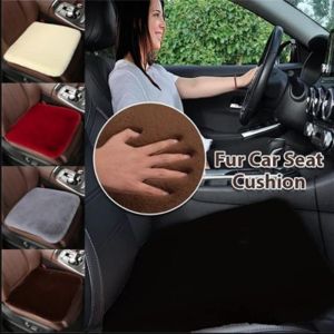 TEWUB Warm Universal Auto Seat Protector Car Chair Cover Car Accessories Cushion for Main Driver Auto Seat Covers Fur Chair Cushion Seat Cushion Car Seat Cover Sets