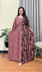 GAMIS KAFTAN RAYON MOTIF WARNA SOFT JUMBO BEST SELLER RAYON PREMIUM ORY