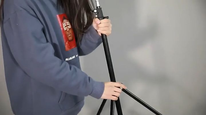 Camera Stand Spring Floor Tripod Adjustable Spring Cushioned Photography Tripod Stands for ...