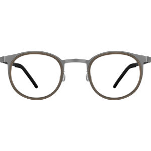 Colore.in | Ultra-light Titanium Round Anti-blue Light Glasses Frame