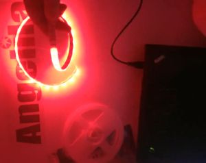 Angelila 5V USB LED Strip Light with 3 Keys Controller RGB 5050 LED Flexible Tape Stripe light for Room PC TV Backlight