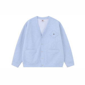 F426 | Chinese Retro American Vintage Patchwork V-neck Cardigan