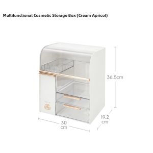 EACHY | Transparent Drawer Divided Cosmetic Storage Box