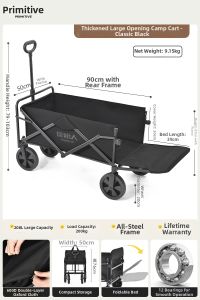 The Primitive | Foldable Camping Cart