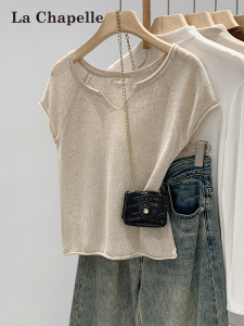 La Chapelle | V Neck Short Sleeve Breathable Comfort T Shirt