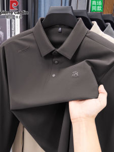 Áo Thun Polo Pierre Cardin Nam Tay Dài Mùa Xuân Thu Thường Ngày Co Giãn Cao Không Để Lại Dấu Vết Cổ Polo Mờ