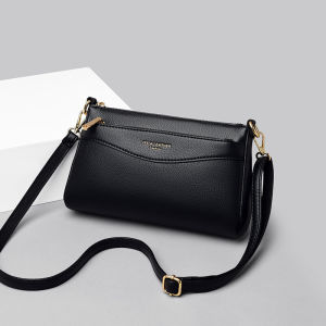 กระเป๋าสะพายข้างหนังนิ่มสำหรับผู้หญิง กระเป๋าถือแบบสะพายข้างลำลอง สไตล์เกาหลี กระเป๋าสะพายข้างสำหรับคุณแม่ปี 2025 กระเป๋าสะพายข้างขนาดเล็กแบบลำลอง