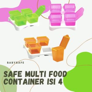 Baby Safe Multi Food Container AP009 & AP011 Wadah Makanan Bayi Babysafe