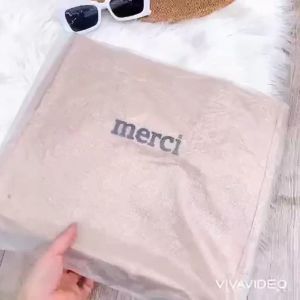 Túi Cói Merci ( Túi Xách Tay ) Cao Cấp Loại 1 Form Lớn Đi Biển 2 Lớp Phong Cách Vintage - Mã XT037