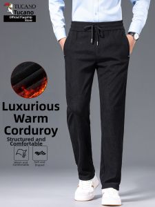 TUCANO | High-end Corduroy Mens Pants Autumn New Straight Leg Elastic Waist Sport Casual