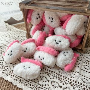 Ins Style Dog Toy Plushie Sound Making Teeth Grinding Resistant Soft Toy for Puppies Interactive Cleaning Teeth Pet Supplies