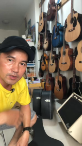 Đàn secondhand Thanh lý Đàn guitar classic EQ Fishman gỗ hồng đào cao cấp Duy Guitar Store