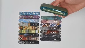 Multiple Patterns Door Cover For IQO ILUMA Side Cover Case For ILUMA Magnetic Replaceable Accessories