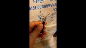 MIMACRO KABEL LAN DOUBLE JACKET FTP CAT5E FTP CAT 5E FTP Cat6 FTP Cat 6 INDOOR OUTDOOR HITAM PANJANG 305M