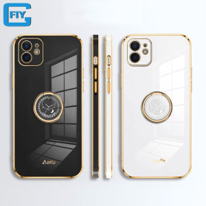 For OPPO A5 2020 A9 2020 A15 A15s A57 A77 Fashion Electroplating Phone Case With Bracket